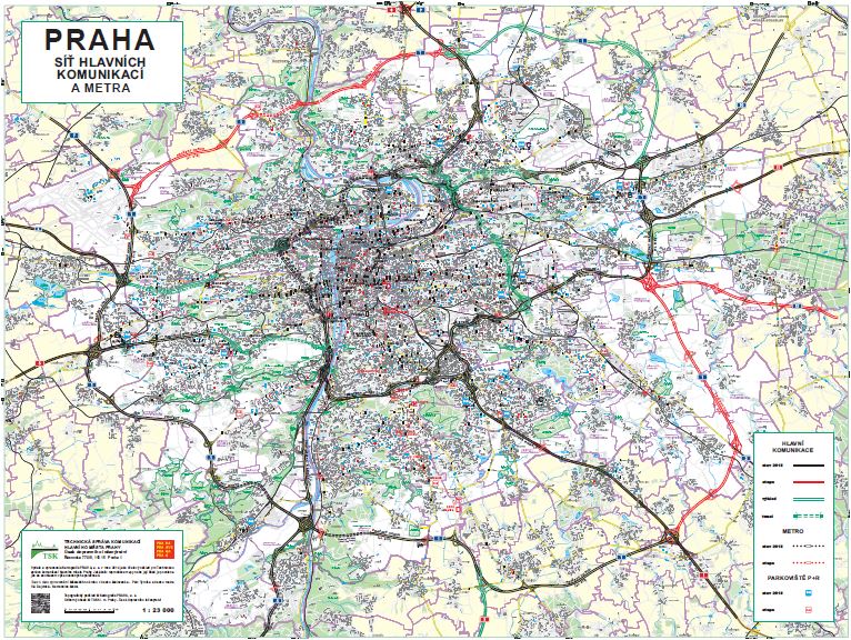 mapa komunikací Publikace mapa komunikací